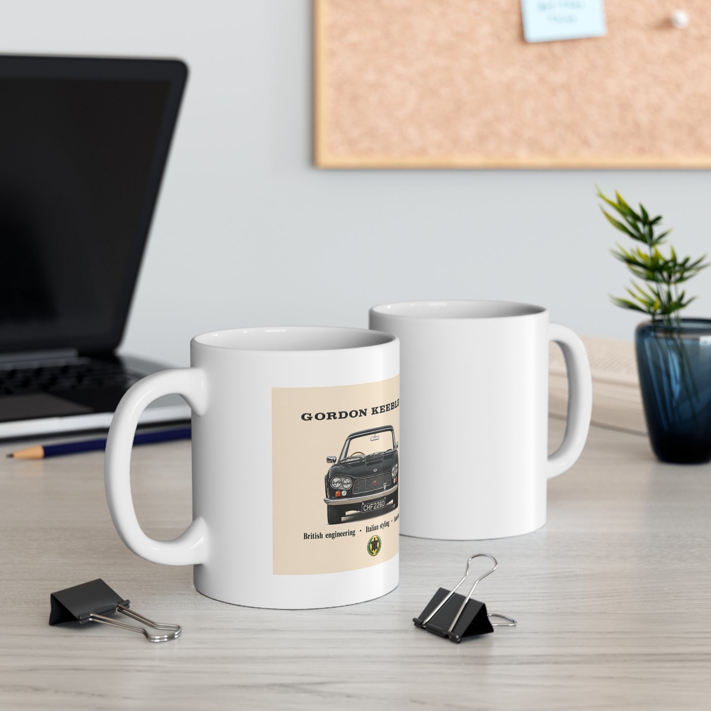 Gordon Keeble GT Mug – Classic British Grand Tourer Coffee Cup