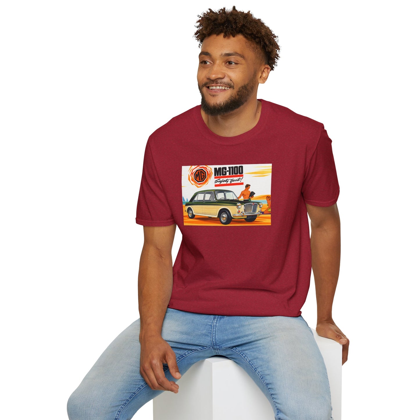 MG 1100 Vintage Car T-Shirt — Classic British Motoring Gift | Abingdon 1962