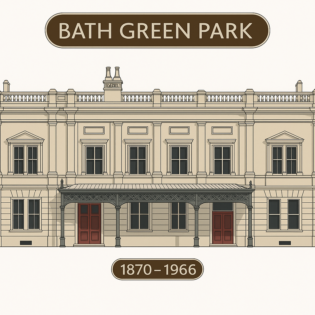 Vintage Bath Green Park Unisex T-Shirt