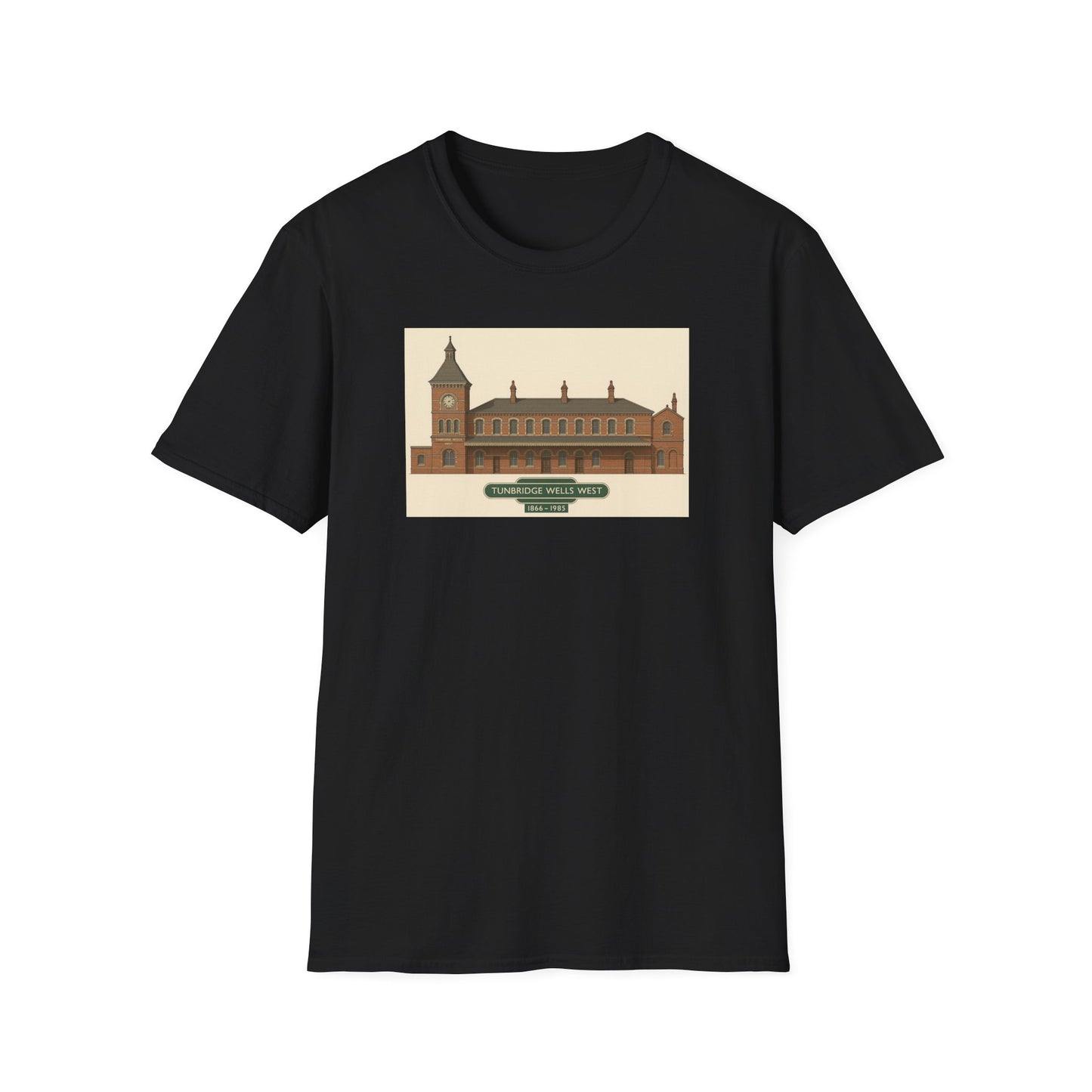 Tunbridge Wells West T shirt . Another lost station T shirt in the series