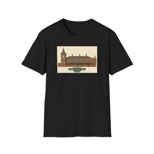 Tunbridge Wells West T shirt . Another lost station T shirt in the series