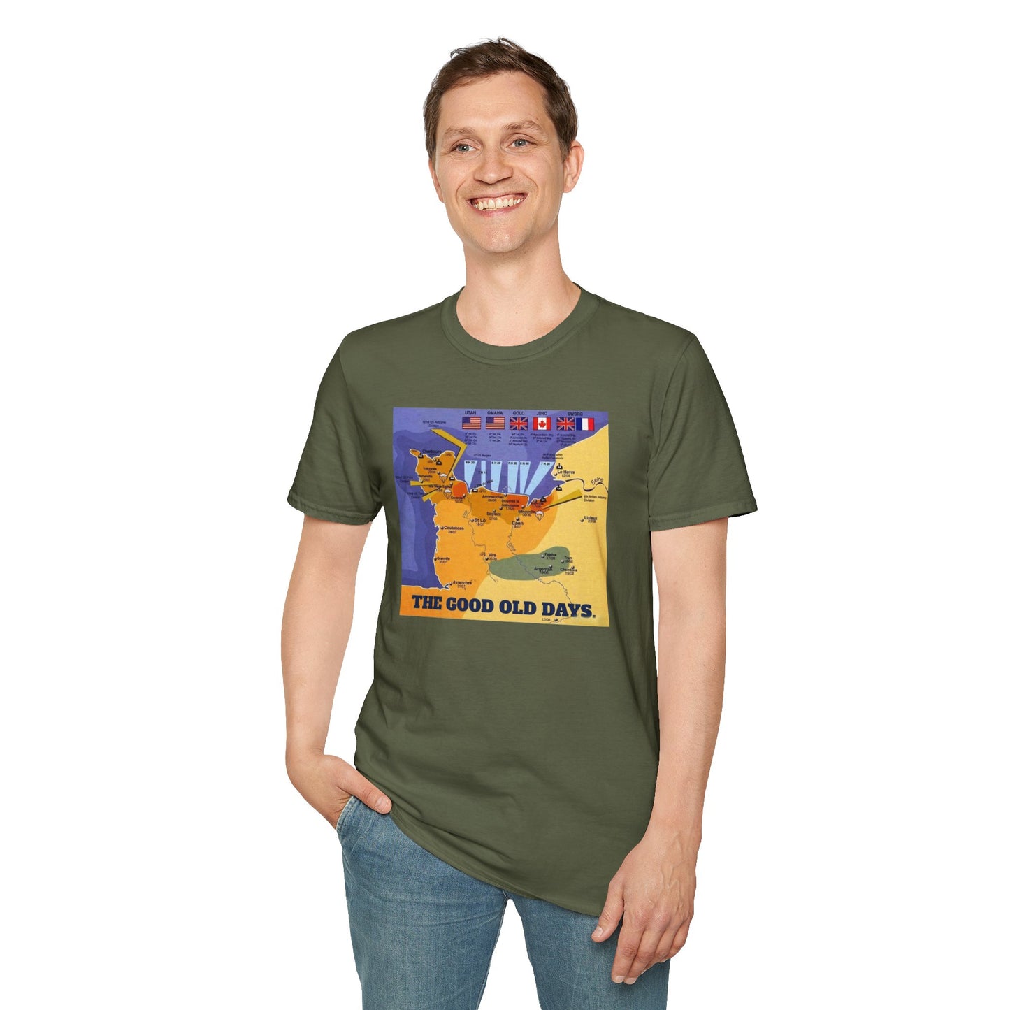 D Day , Normandy , 6th June 1944 . You've all seen the films , now buy the t shirt !