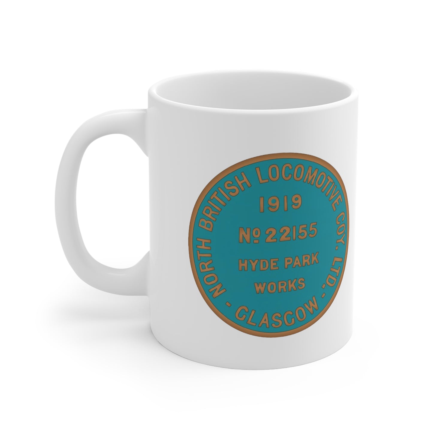 North British  Locomotive 11oz Mug - Timeless Gift for Train Enthusiasts