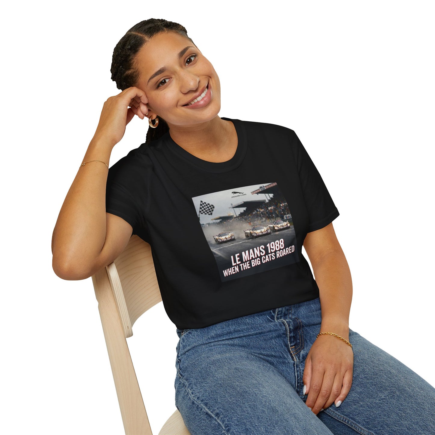 Le Mans 1988 Racing T-Shirt — "When The Big Cats Roared" Vintage Jaguar Motorsport Tee