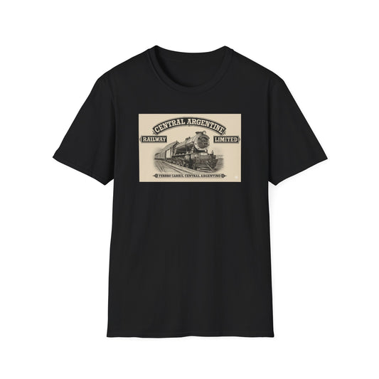 Vintage Central Argentina Railway T-Shirt – Retro Steam Train Graphic