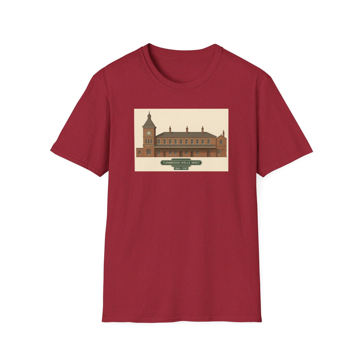Tunbridge Wells West T shirt . Another lost station T shirt in the series