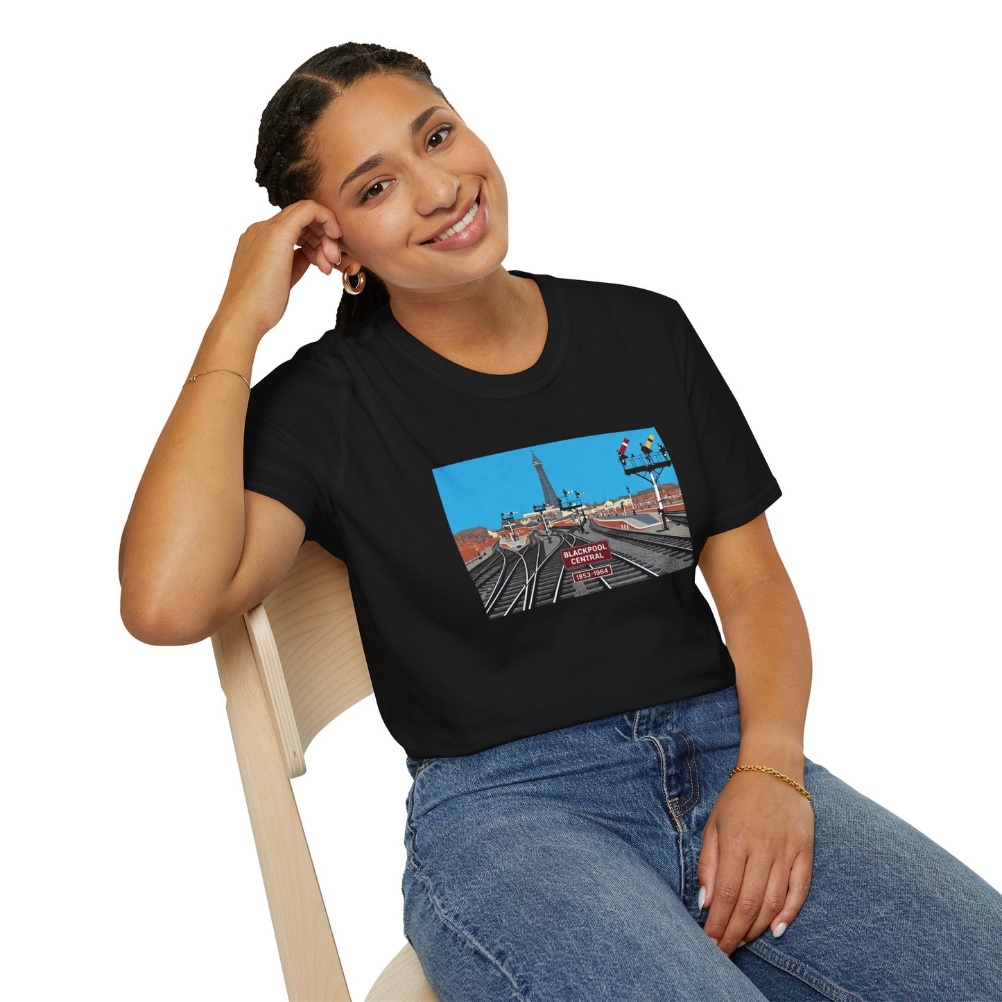 Blackpool Central Railway nostalgia T shirt