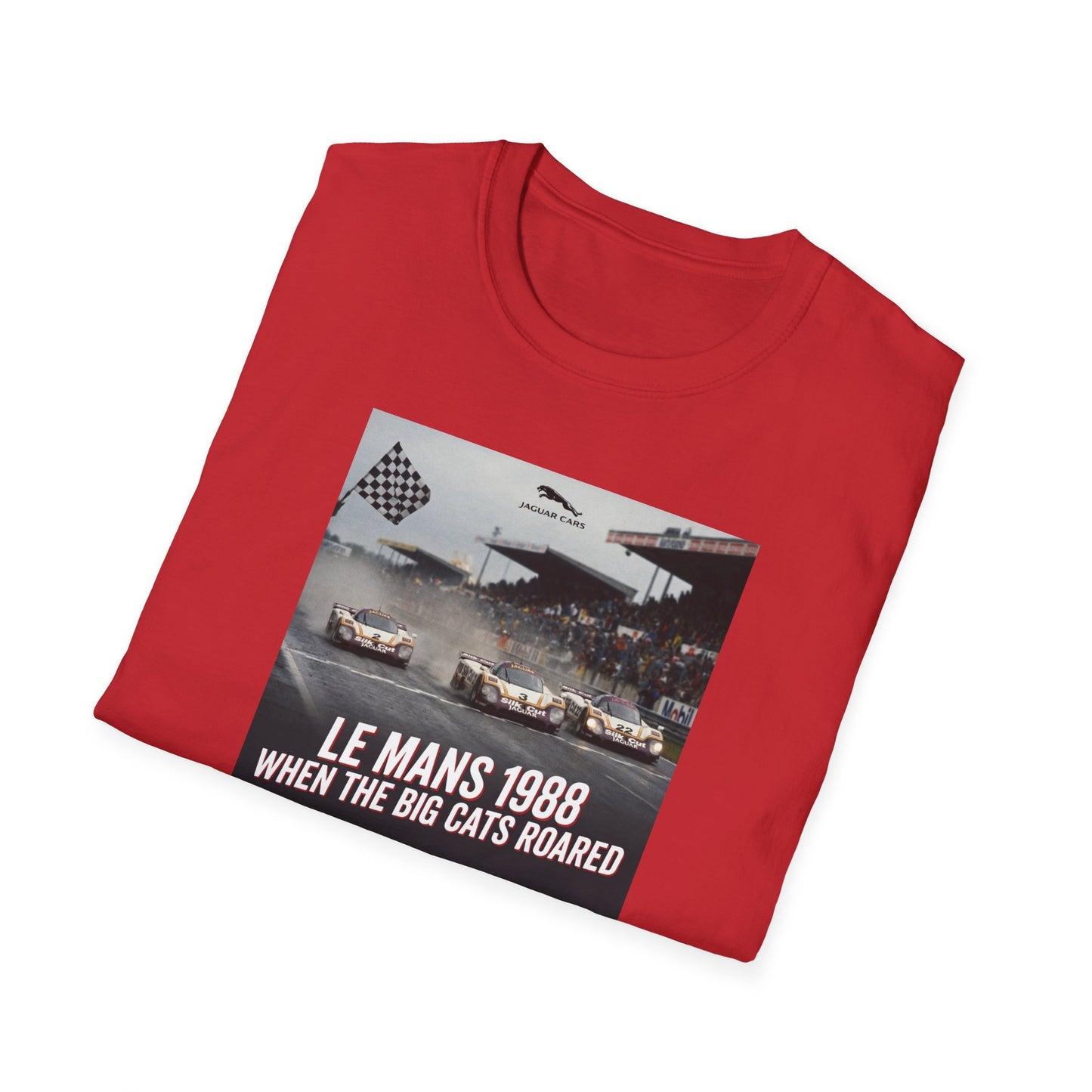 Le Mans 1988 Racing T-Shirt — "When The Big Cats Roared" Vintage Jaguar Motorsport Tee