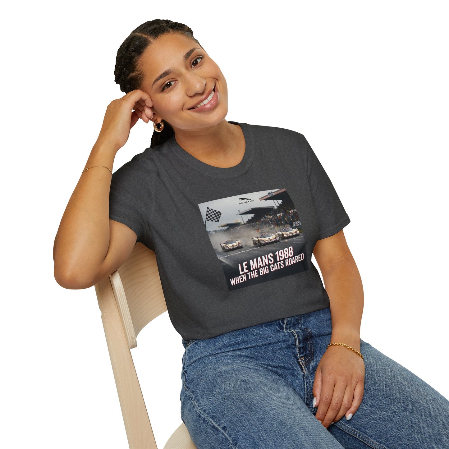 Le Mans 1988 Racing T-Shirt — "When The Big Cats Roared" Vintage Jaguar Motorsport Tee