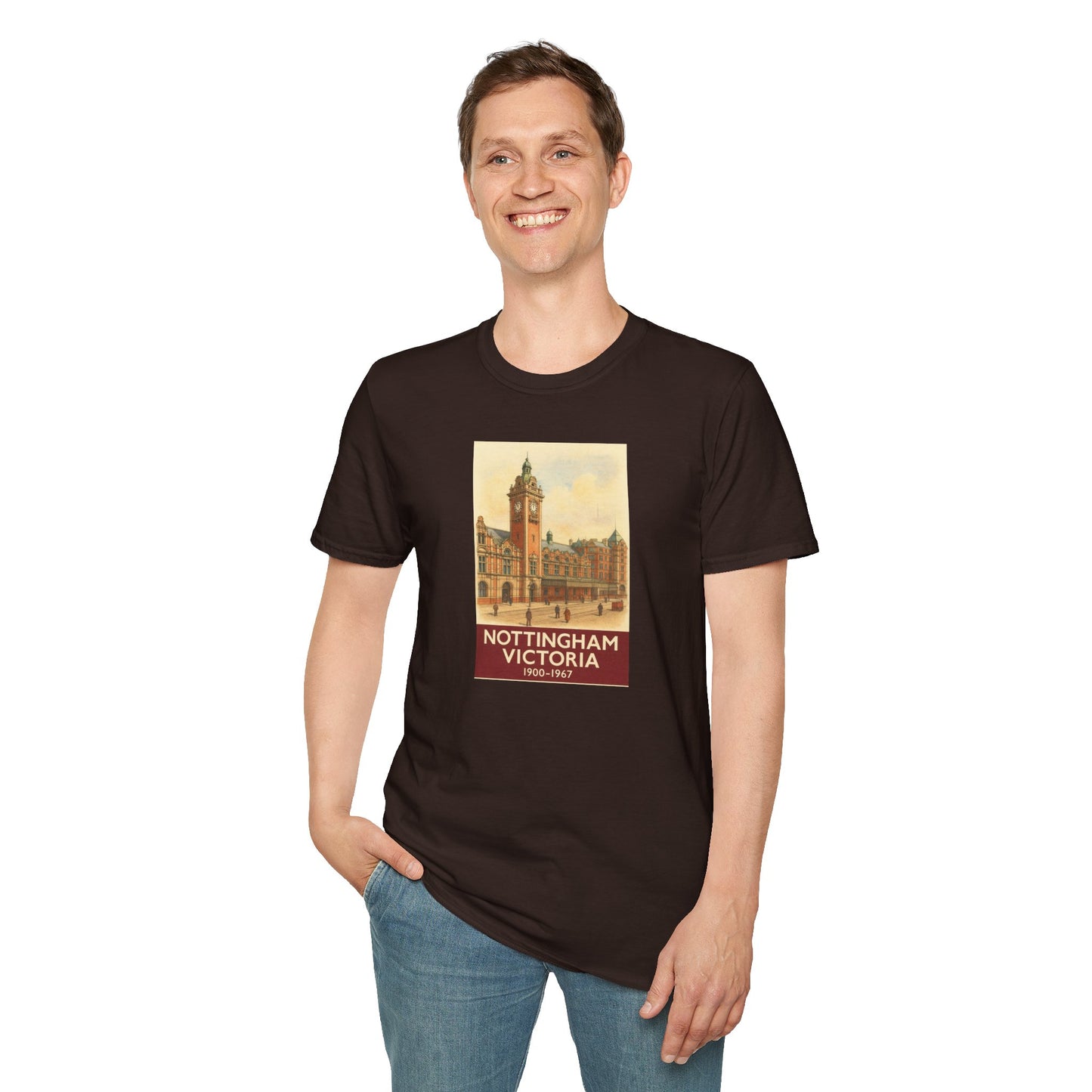 Nottingham Victoria Station retro T-Shirt