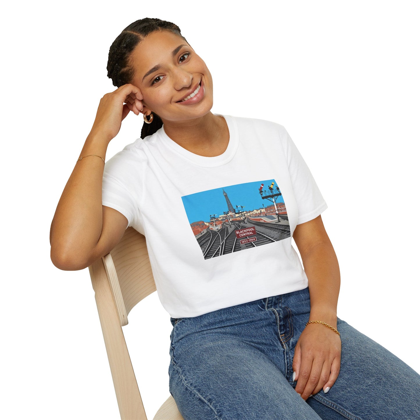 Blackpool Central Railway nostalgia T shirt