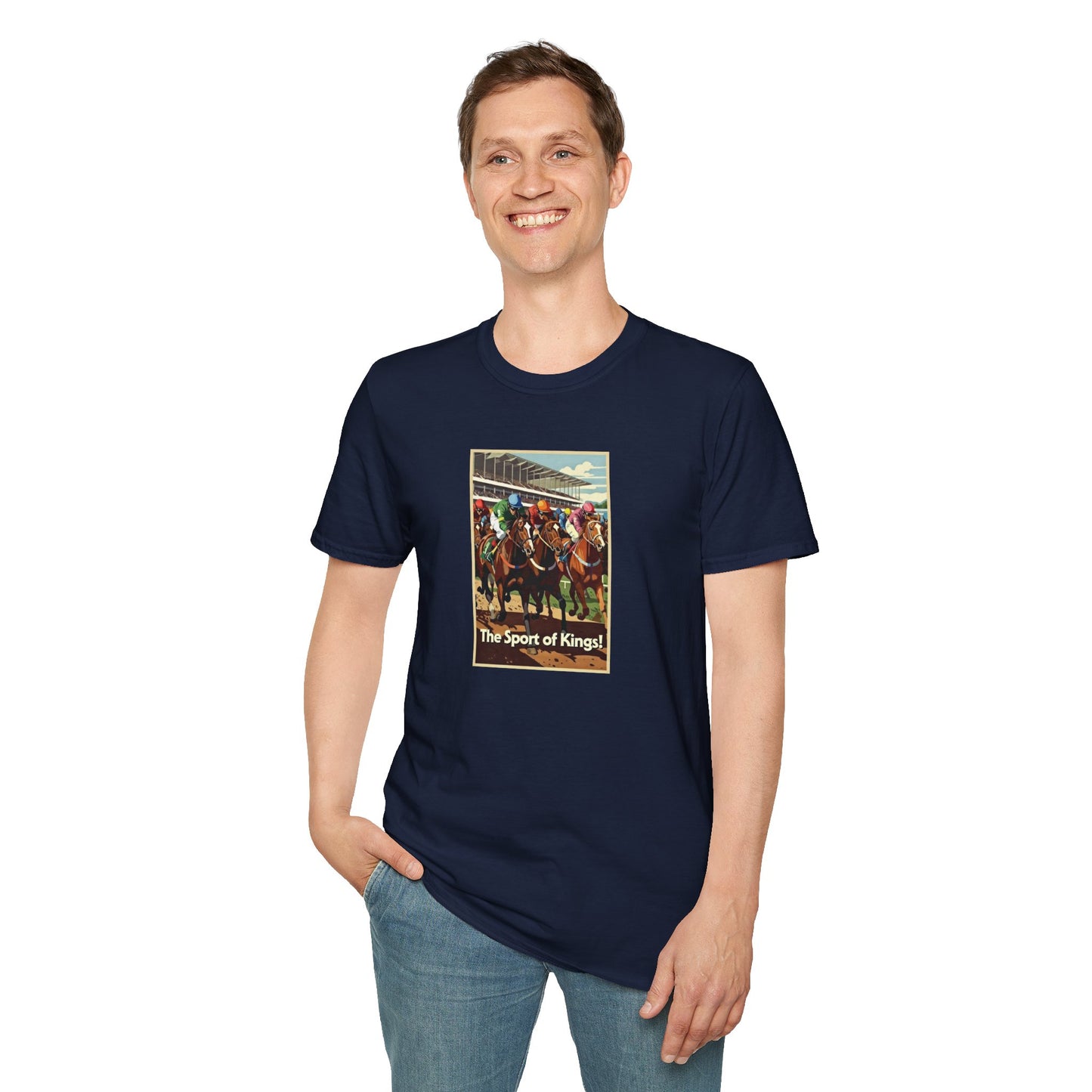 Horse Racing T-Shirt – "The Sport of Kings" Vintage Jockey Graphic