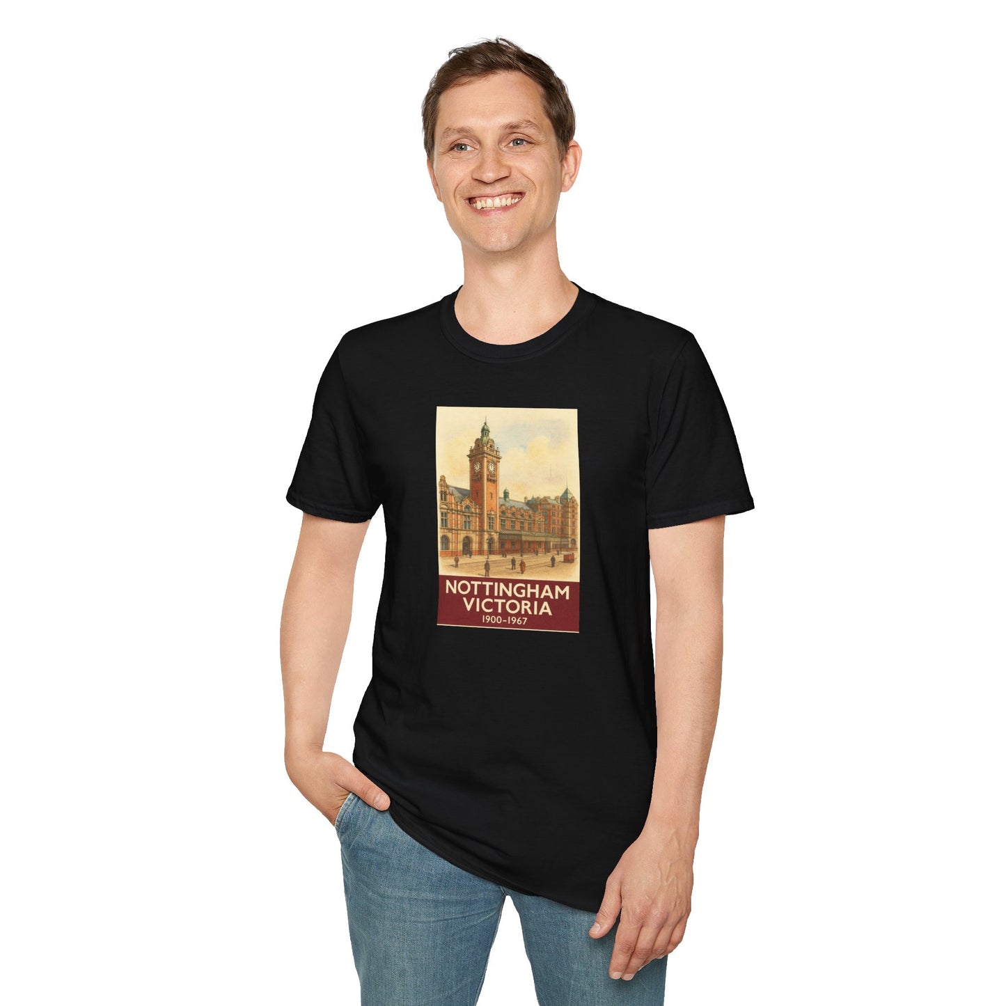 Nottingham Victoria Station retro T-Shirt