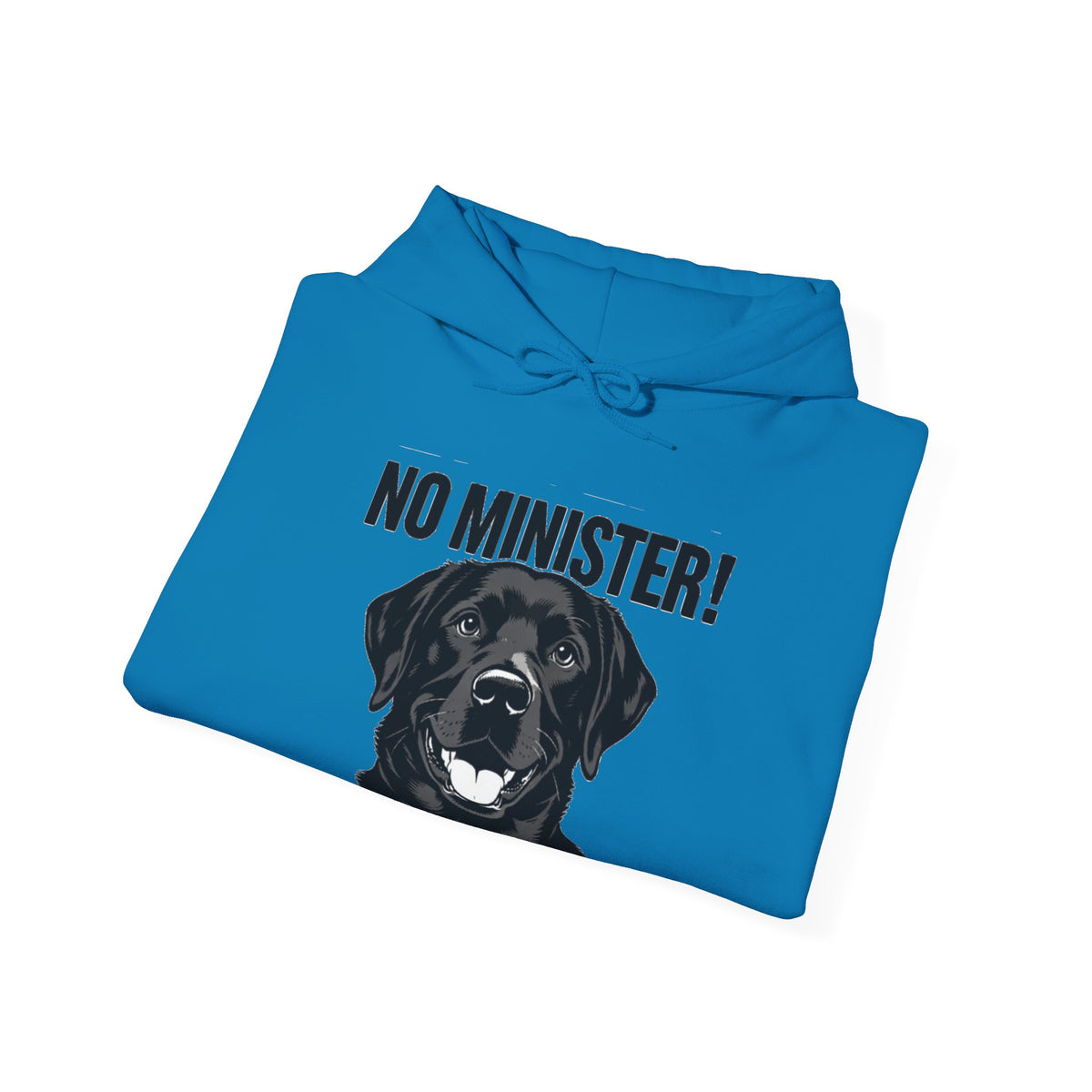 No Minister! Black Labs Matter T-Shirt – Pint, Pub & Labrador Unisex Heavy Blend™ Hooded Sweatshirt