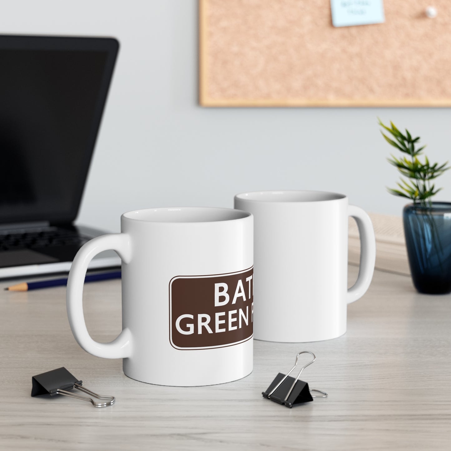 Bath Green Park Ceramic Coffee Mug