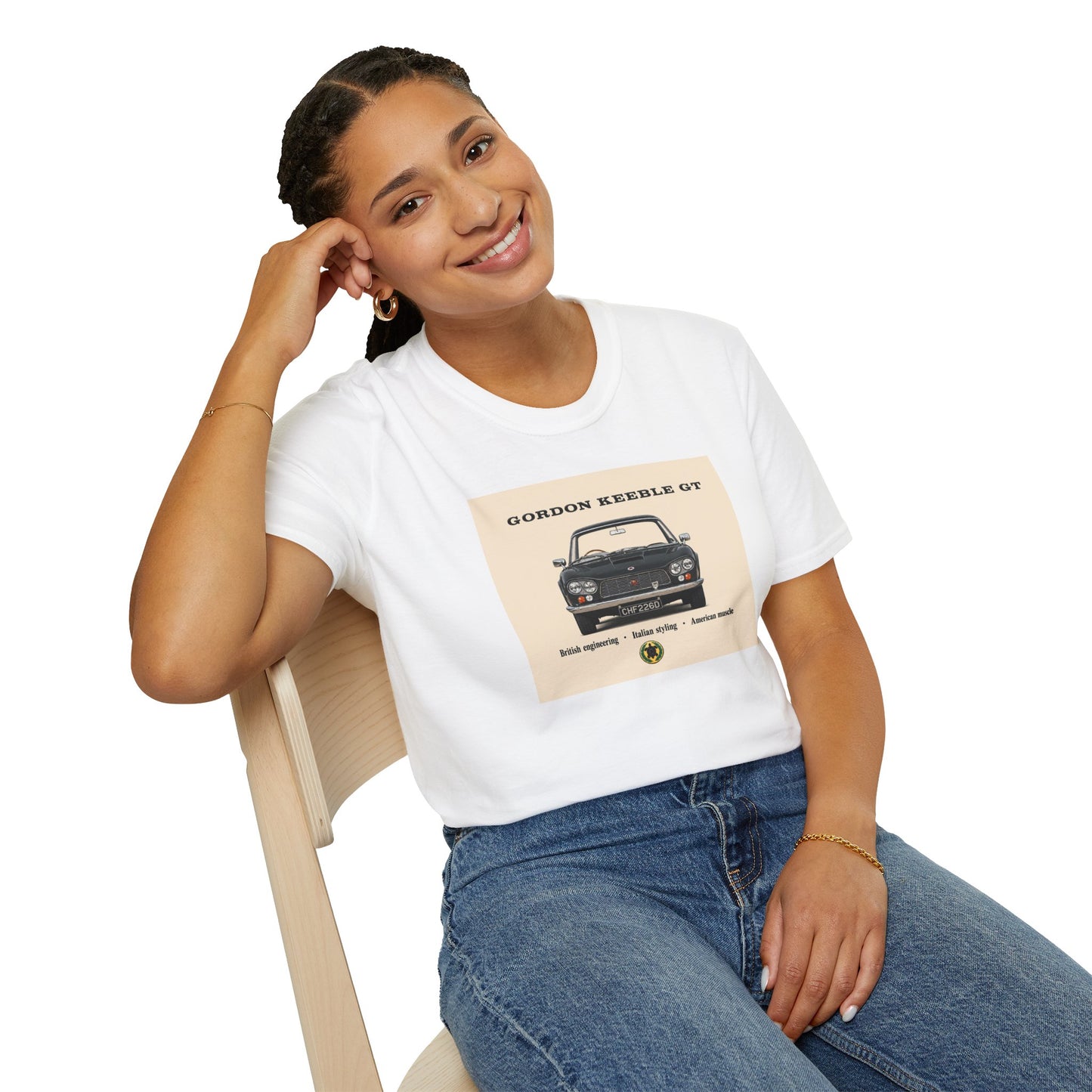 Gordon Keeble GT Classic Sports Car Unisex Softstyle T-Shirt