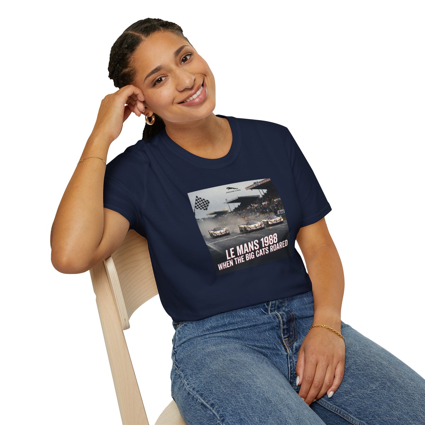 Le Mans 1988 Racing T-Shirt — "When The Big Cats Roared" Vintage Jaguar Motorsport Tee