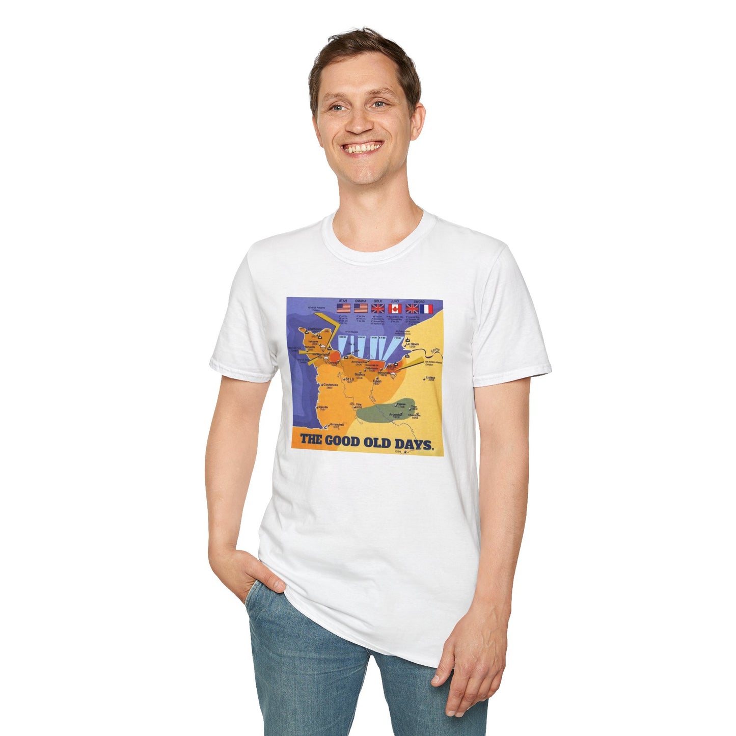 D Day , Normandy , 6th June 1944 . You've all seen the films , now buy the t shirt !