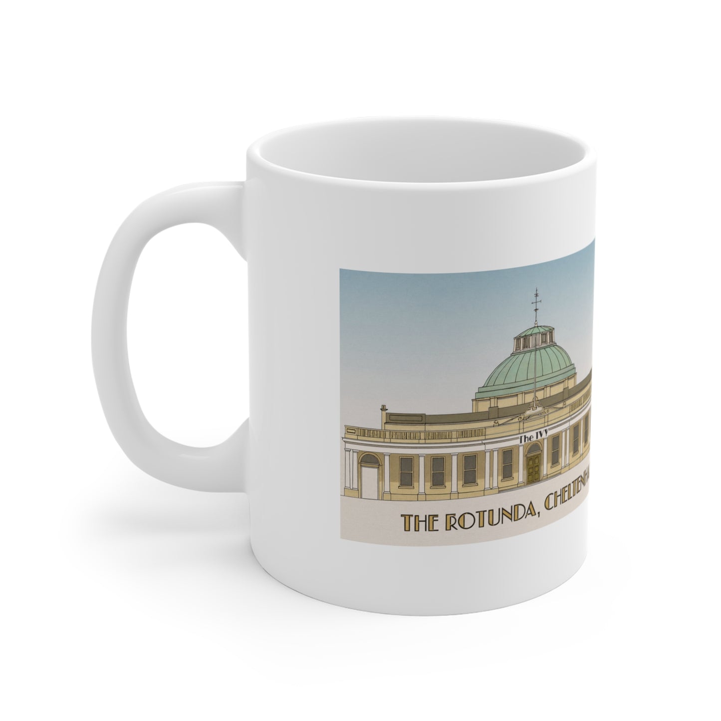 Cheltenham Rotunda Mug — 11oz Historic Landmark Coffee Cup