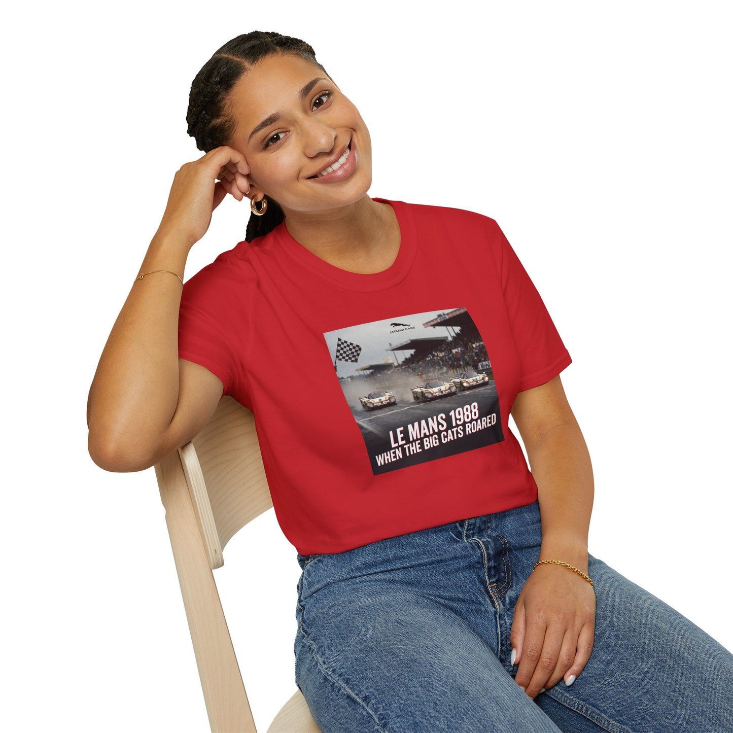 Le Mans 1988 Racing T-Shirt — "When The Big Cats Roared" Vintage Jaguar Motorsport Tee