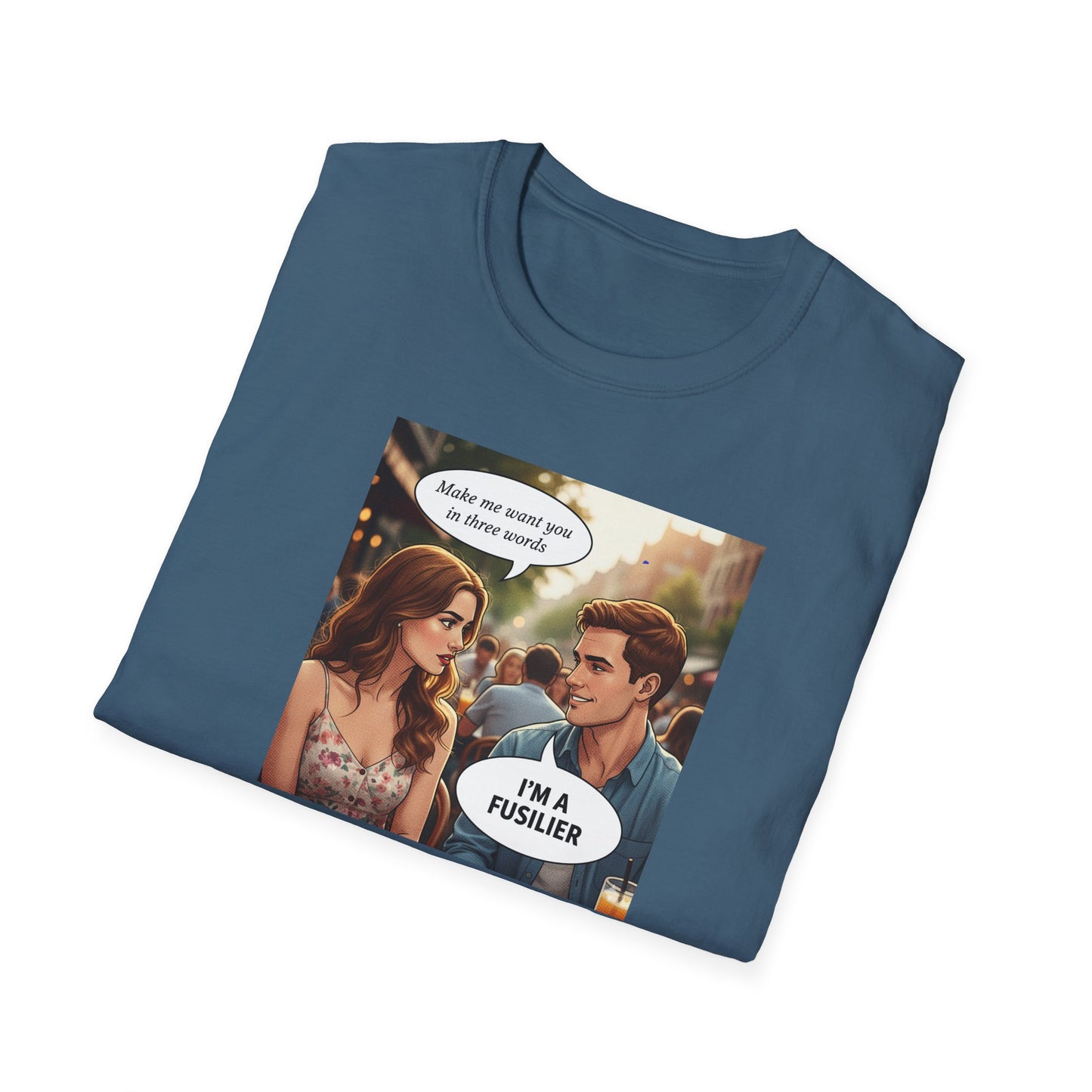 Ideal present for Fusiliers , a quality made  t shirt . Full description below . Other regts /corps available by request       w .