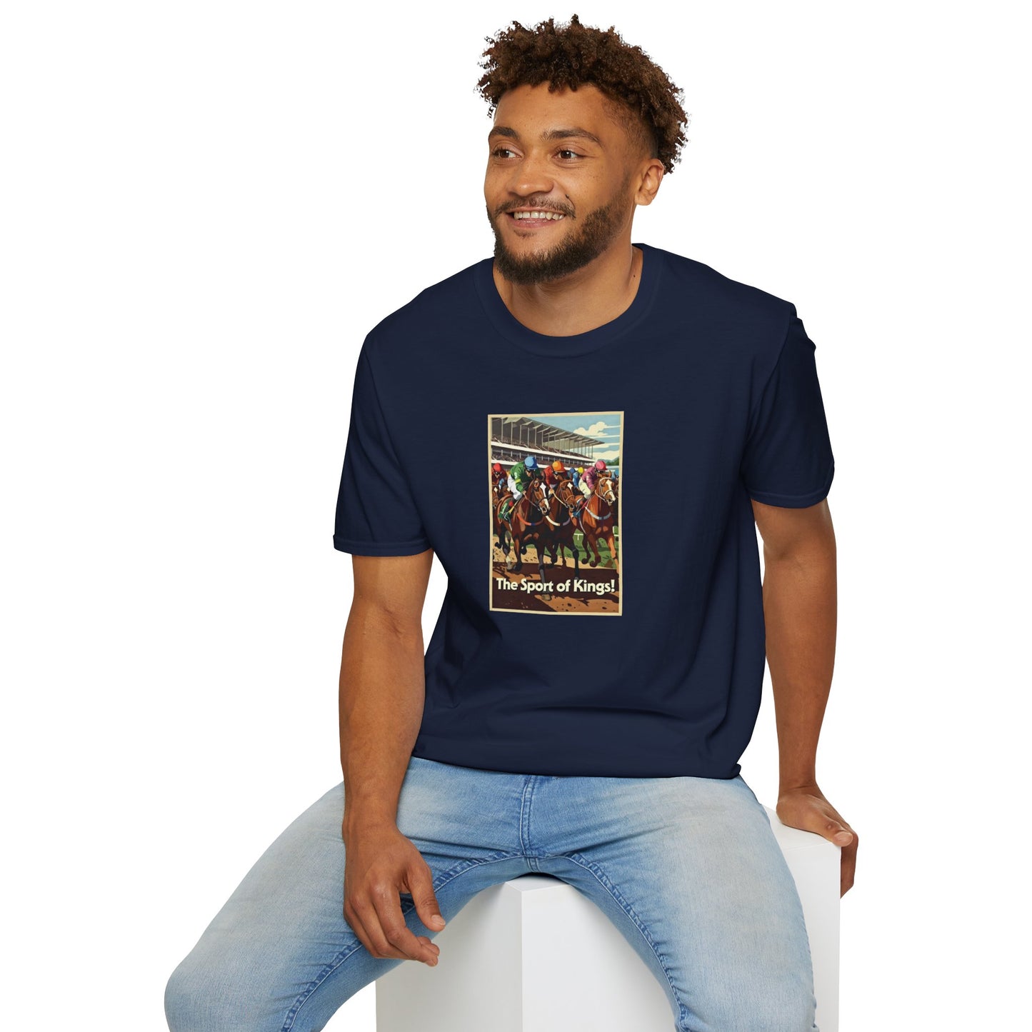 Horse Racing T-Shirt – "The Sport of Kings" Vintage Jockey Graphic