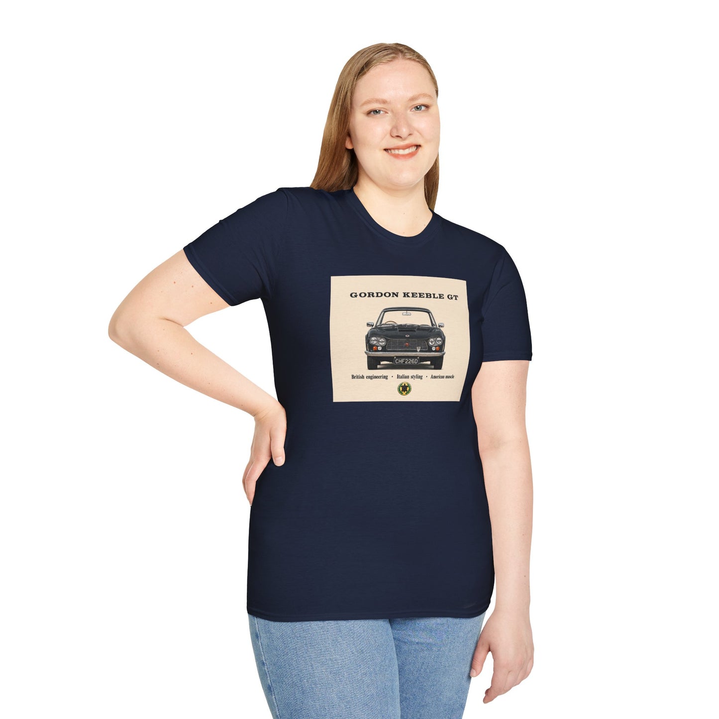 Gordon Keeble GT Classic Sports Car Unisex Softstyle T-Shirt
