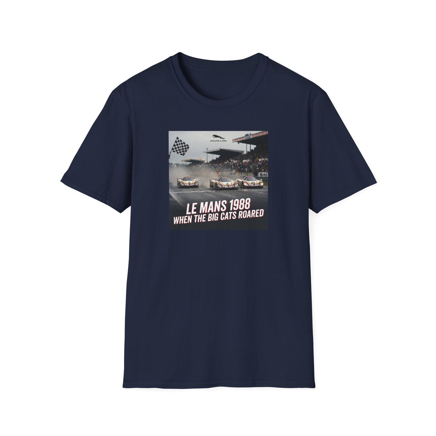 Le Mans 1988 Racing T-Shirt — "When The Big Cats Roared" Vintage Jaguar Motorsport Tee