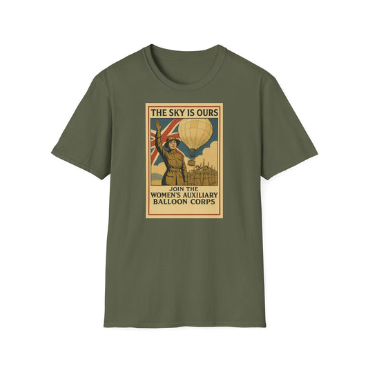 Women's Auxiliary Balloon Corps T-Shirt — Blackadder Goes Forth Comedy Gift