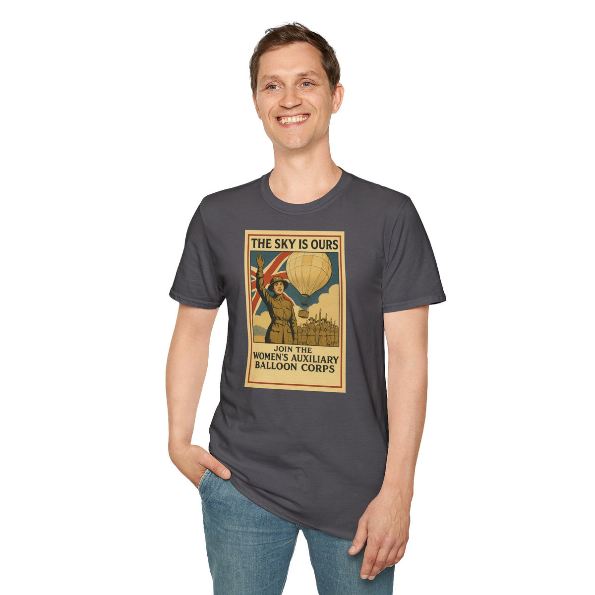 Women's Auxiliary Balloon Corps T-Shirt — Blackadder Goes Forth Comedy Gift