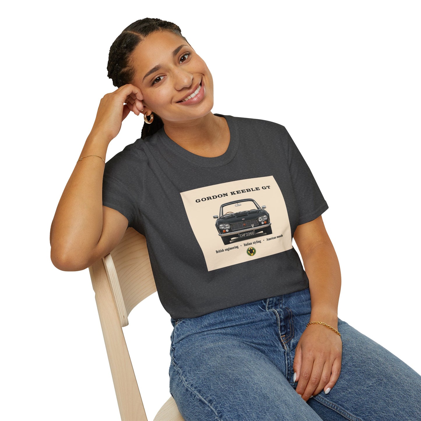 Gordon Keeble GT Classic Sports Car Unisex Softstyle T-Shirt