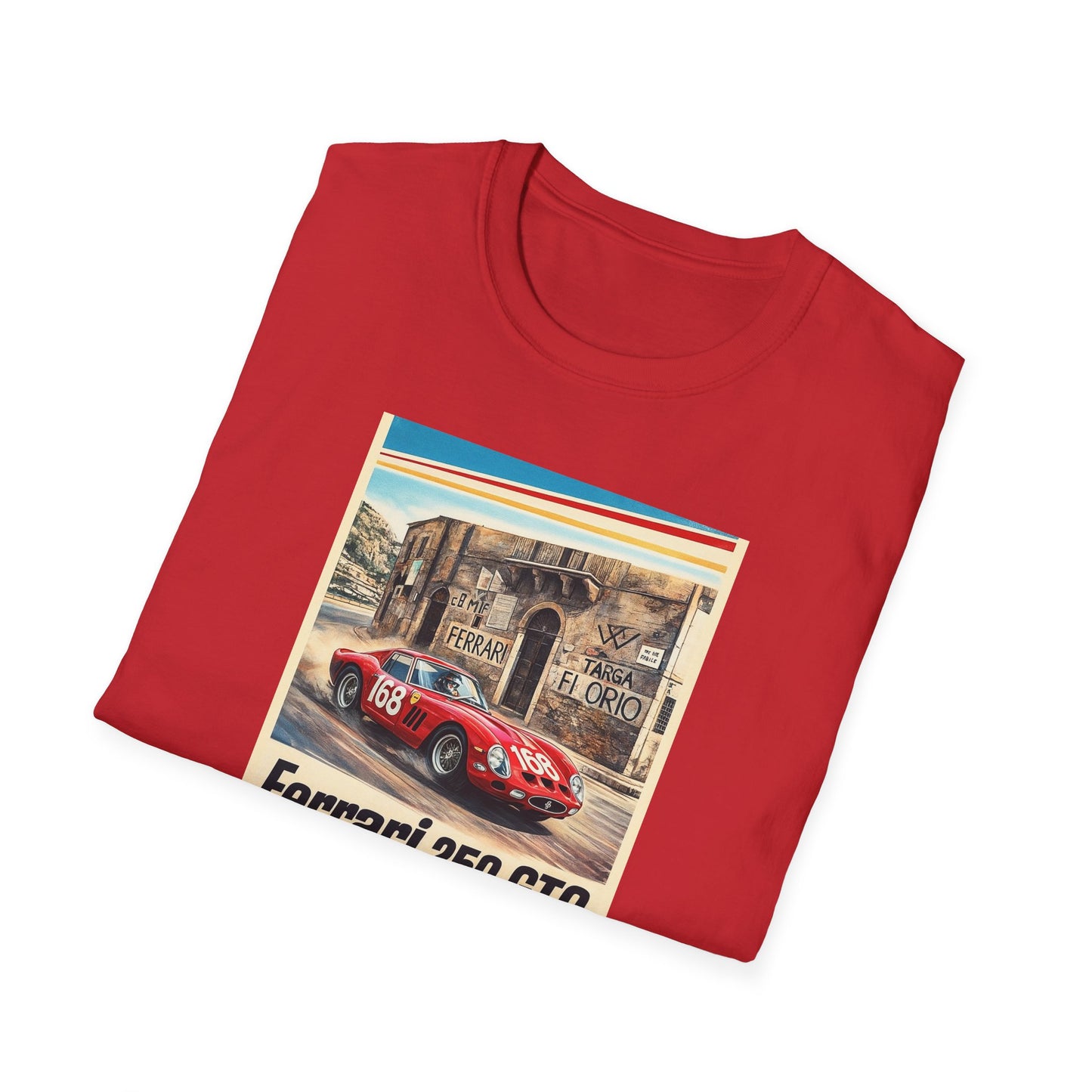 Ferrari 250 GTO Targa Florio 1962 Vintage Poster Tee