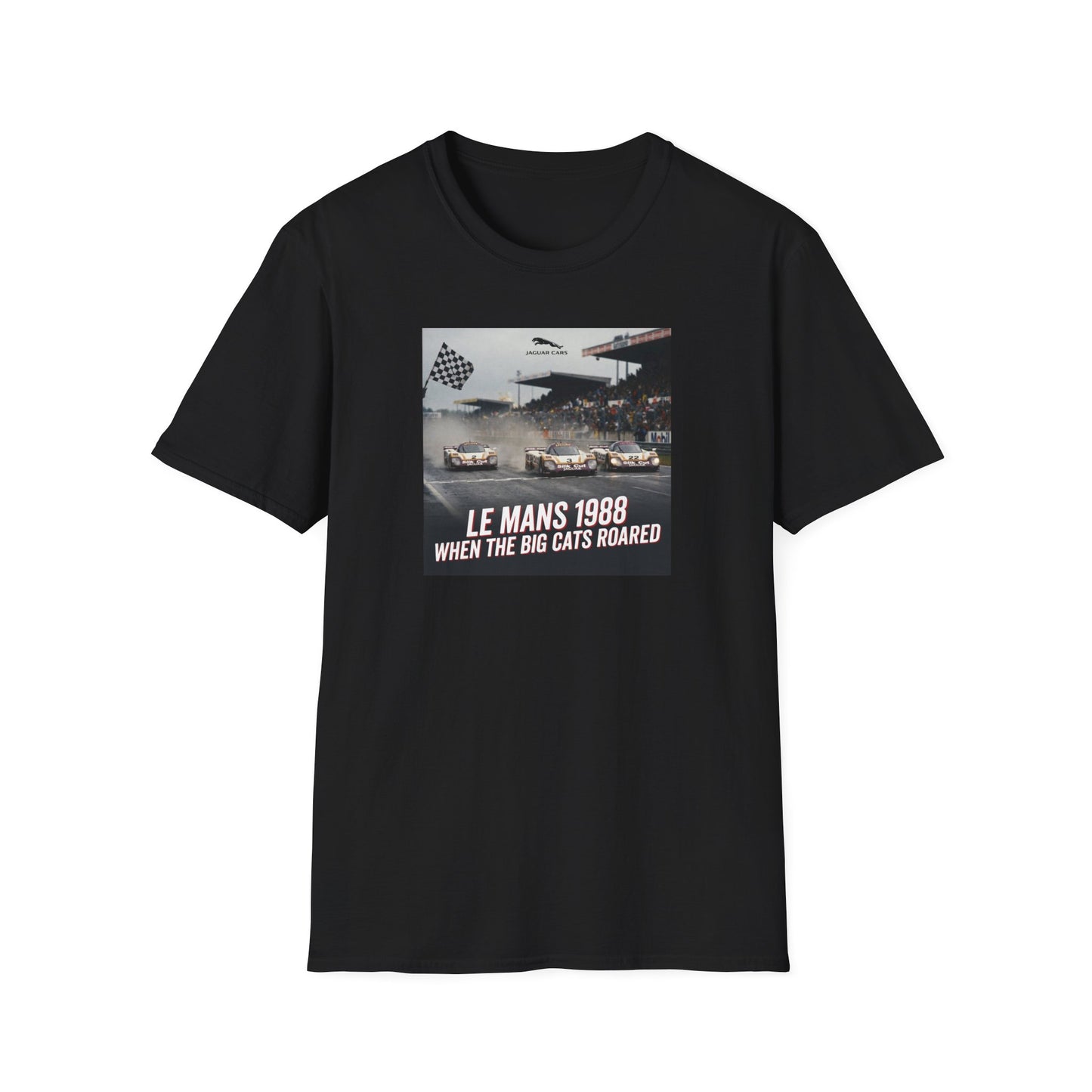 Le Mans 1988 Racing T-Shirt — "When The Big Cats Roared" Vintage Jaguar Motorsport Tee