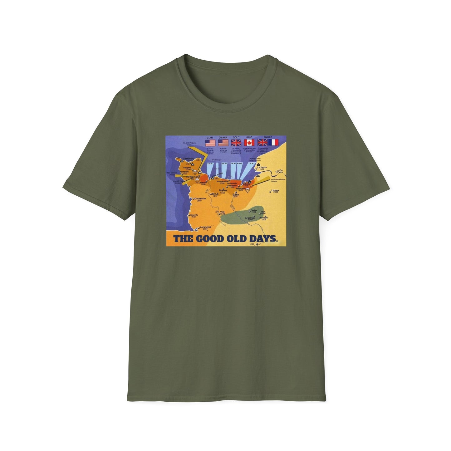 D Day , Normandy , 6th June 1944 . You've all seen the films , now buy the t shirt !