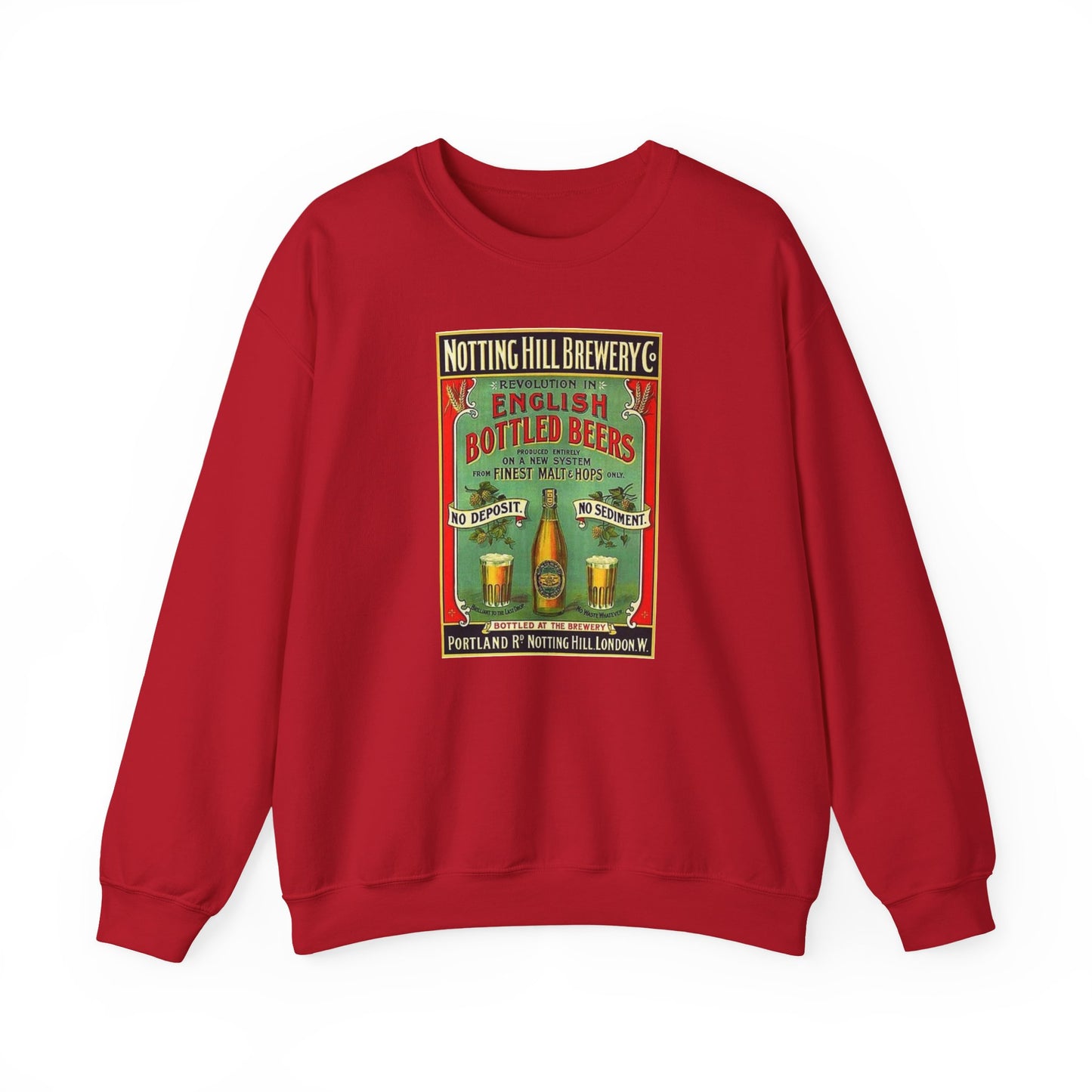 Retro Notting Hill Brewery  Crewneck Sweatshirt !
