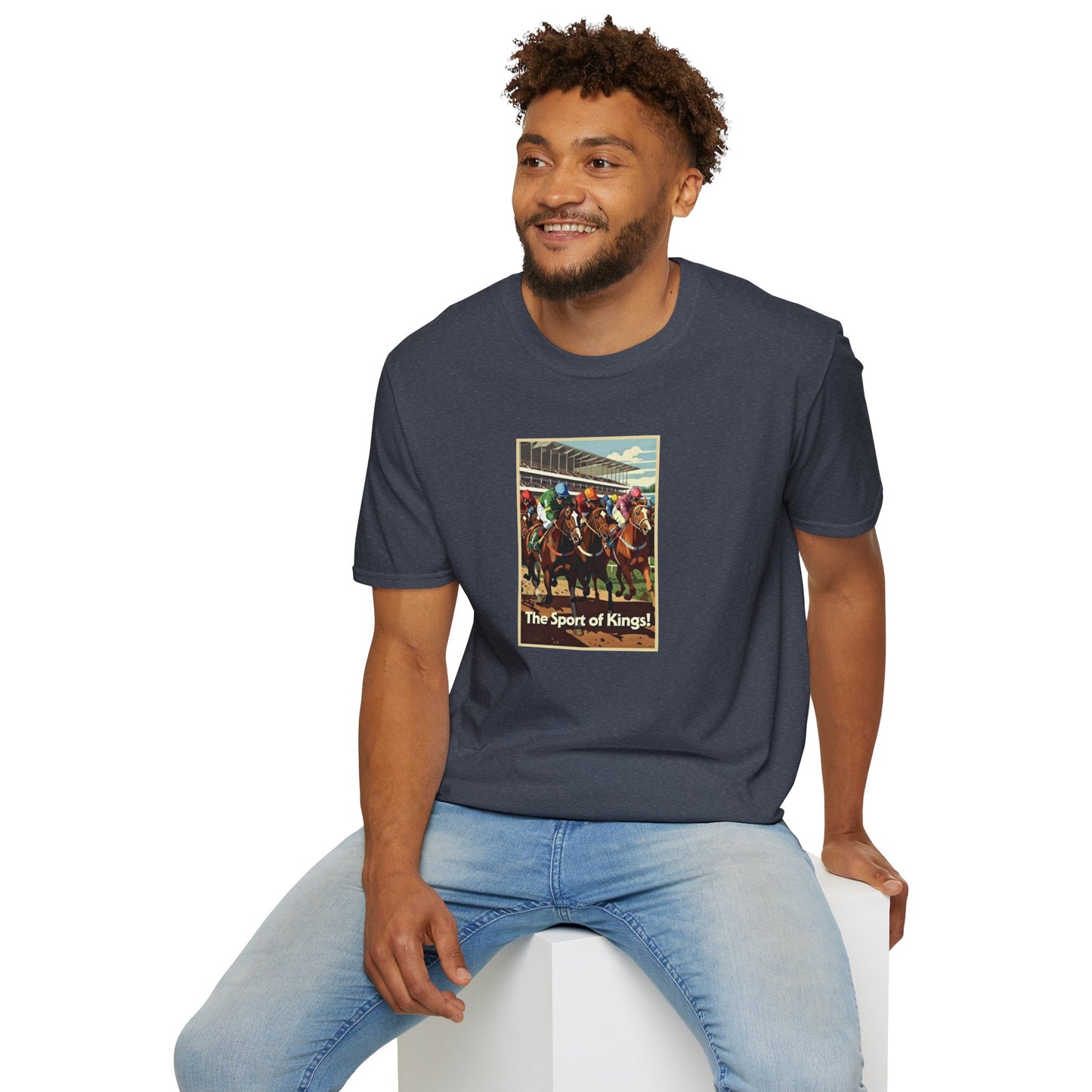 Horse Racing T-Shirt – "The Sport of Kings" Vintage Jockey Graphic