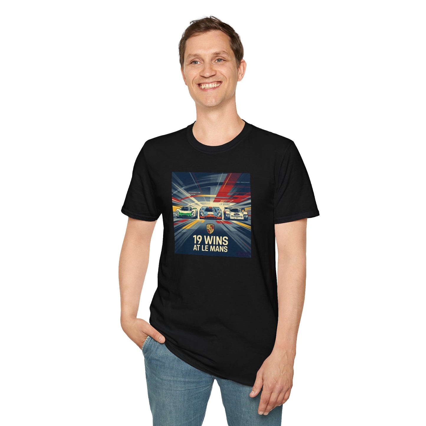 Porsche 19 Le Mans Wins T-Shirt — Commemorative Racing Tee