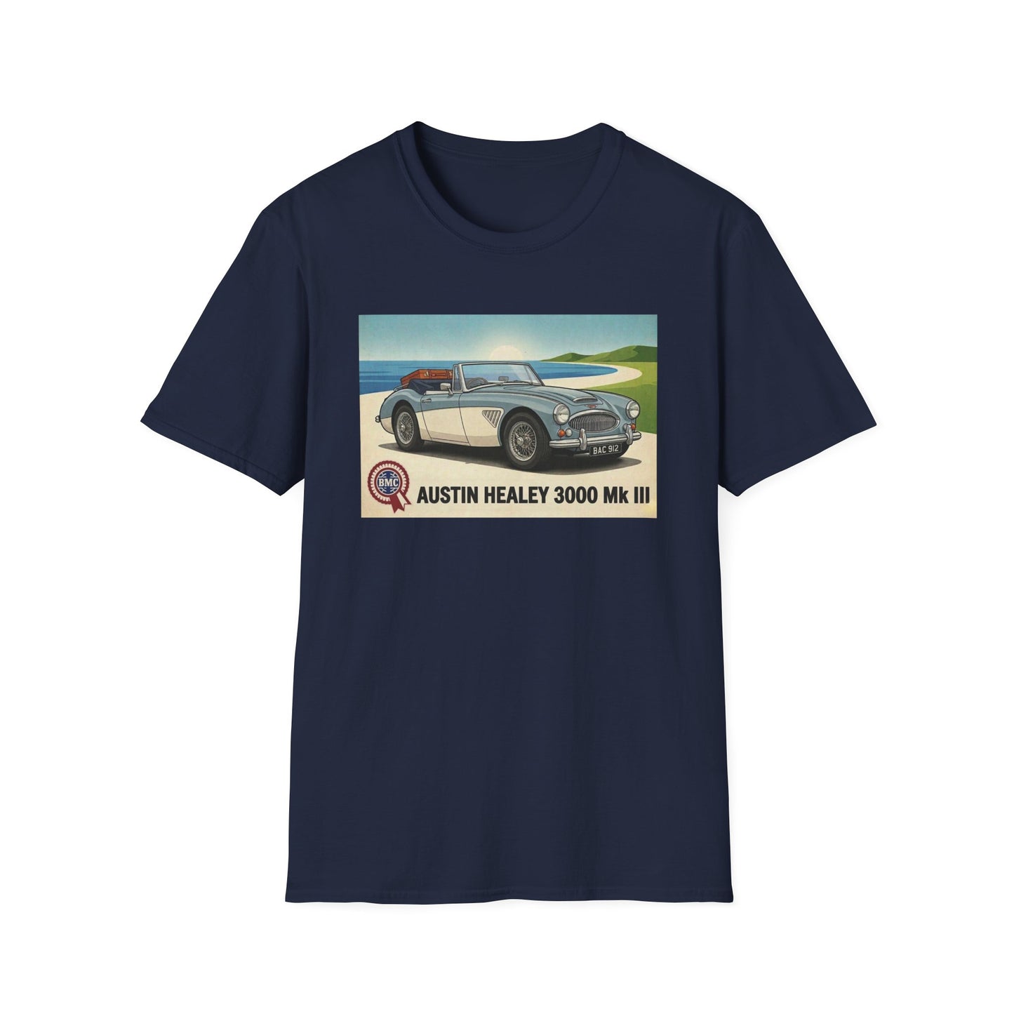 Austin Healey 3000 MkIII Classic Car T-Shirt — Vintage  Sports Car Tee