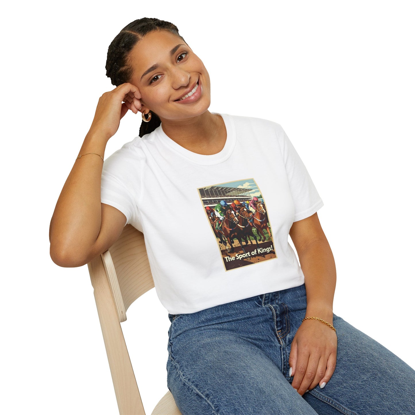 Horse Racing T-Shirt – "The Sport of Kings" Vintage Jockey Graphic