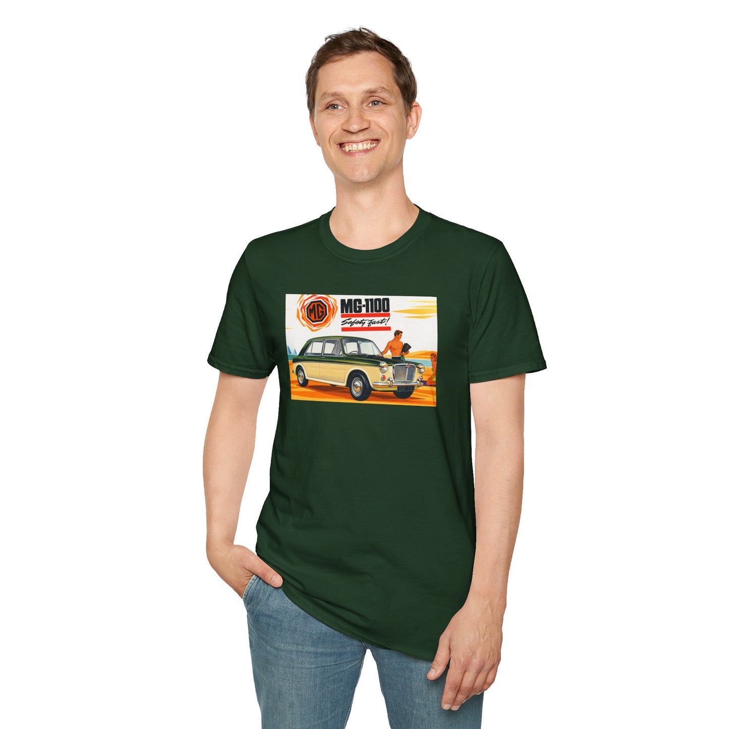 MG1100 retro t shirt