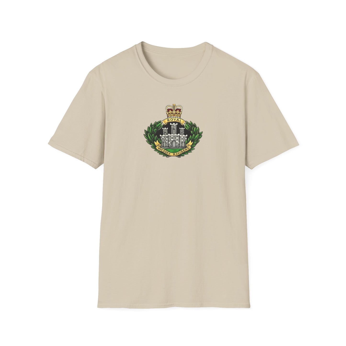 . The late , much lamented Royal Wessex Rangers  Unisex Softstyle Retro  T-Shirt