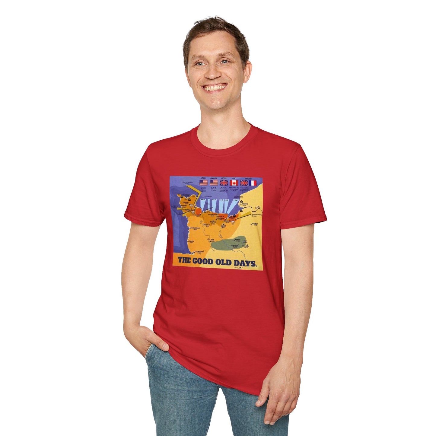 D Day , Normandy , 6th June 1944 . You've all seen the films , now buy the t shirt !