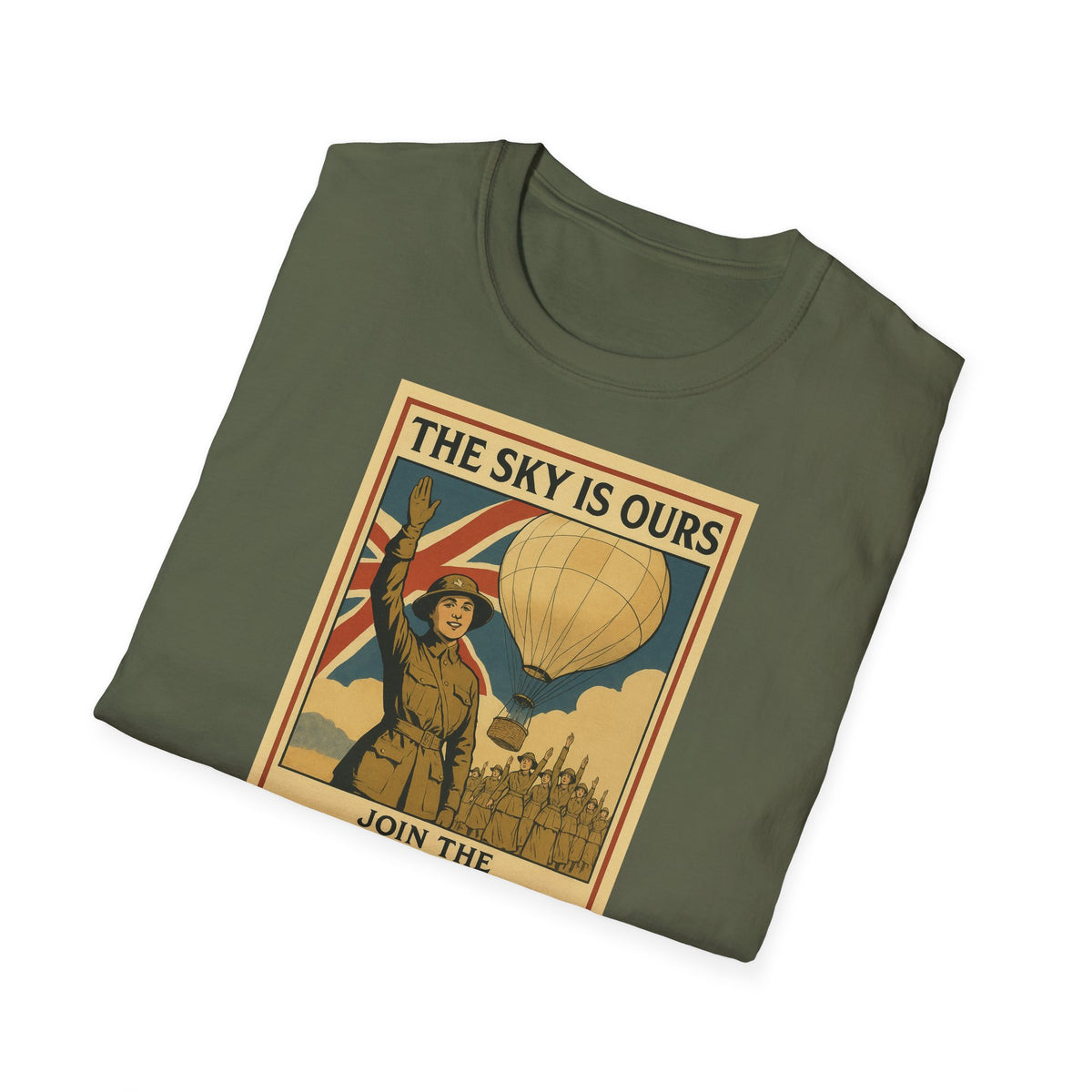 Women's Auxiliary Balloon Corps T-Shirt — Blackadder Goes Forth Comedy Gift