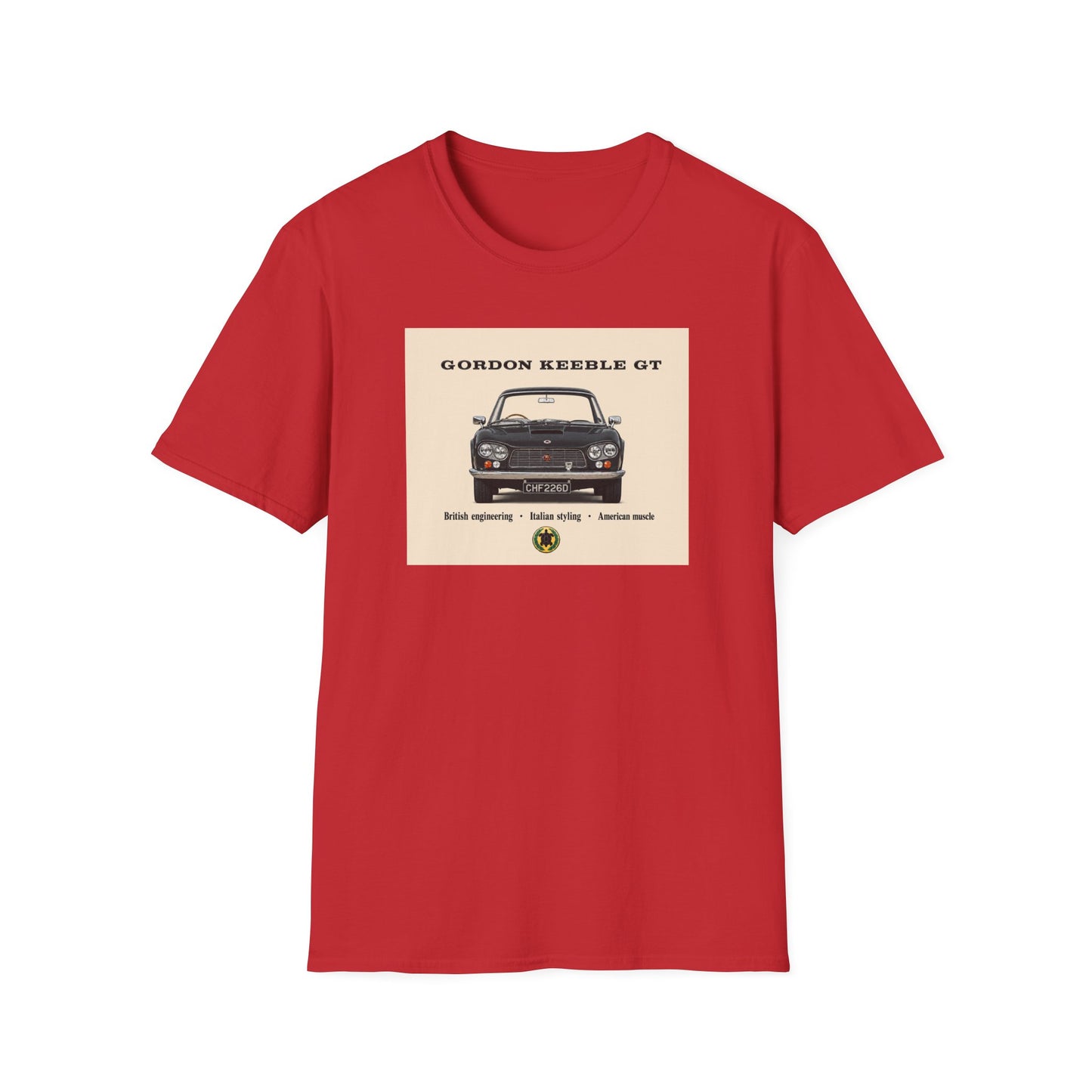 Gordon Keeble GT Classic Sports Car Unisex Softstyle T-Shirt