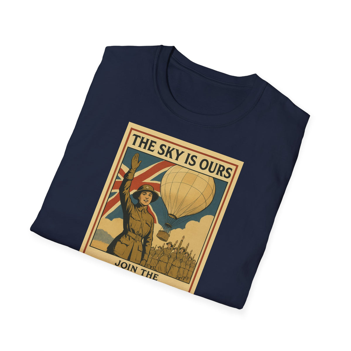 Women's Auxiliary Balloon Corps T-Shirt — Blackadder Goes Forth Comedy Gift