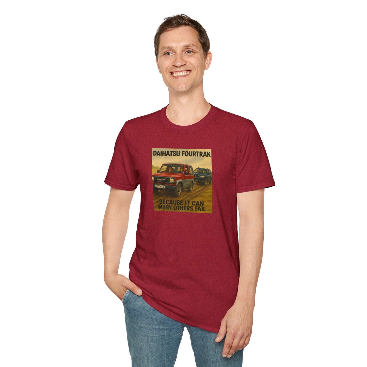 Daihatsu Fourtrak T-Shirt — "Because It Can When Others Fail"