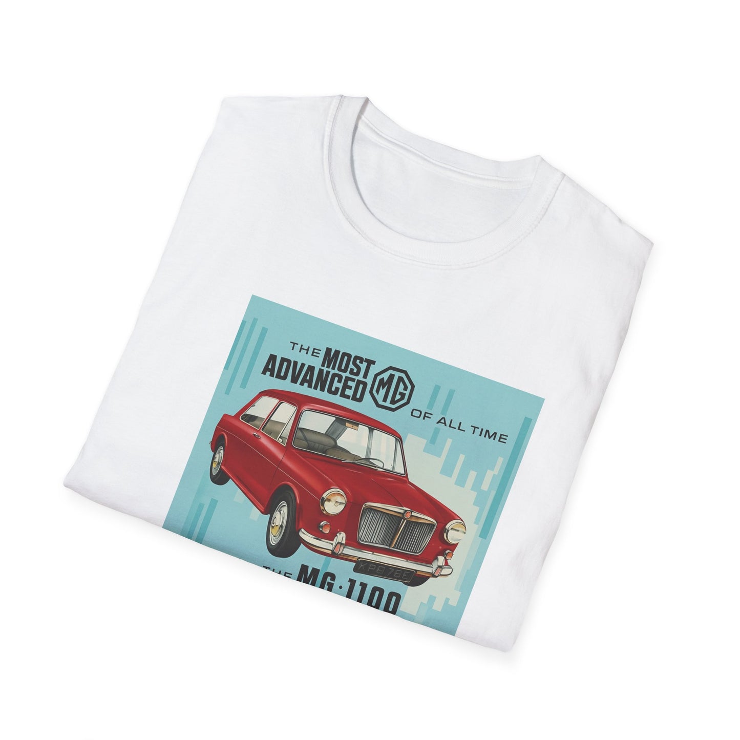 MG 1100 classic car   Unisex Softstyle T-Shirt