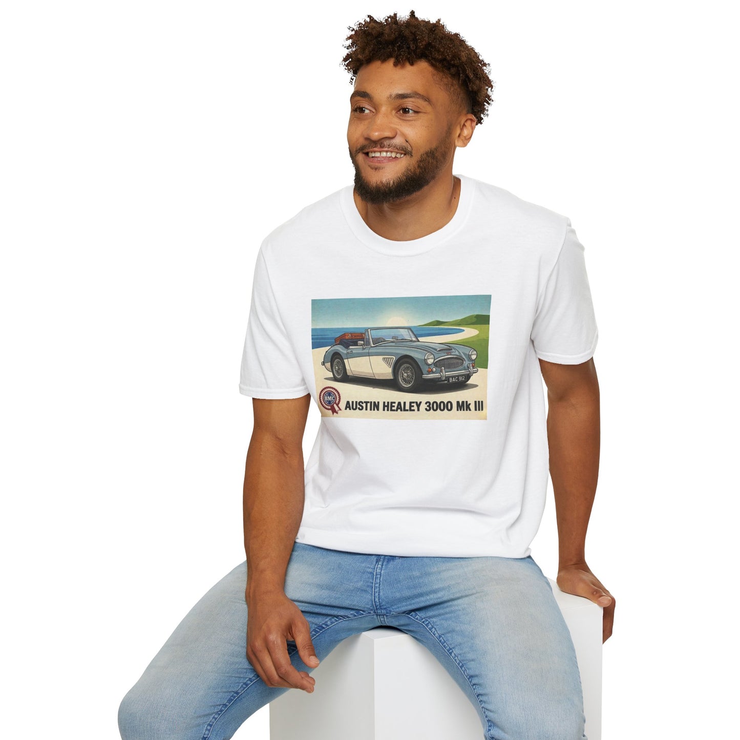 Austin Healey 3000 MkIII Classic Car T-Shirt — Vintage  Sports Car Tee
