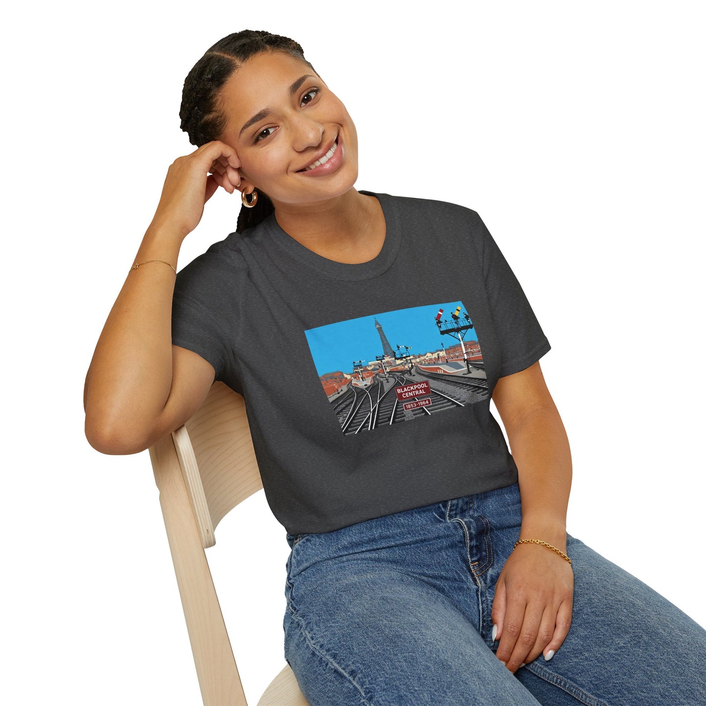 Blackpool Central Railway nostalgia T shirt