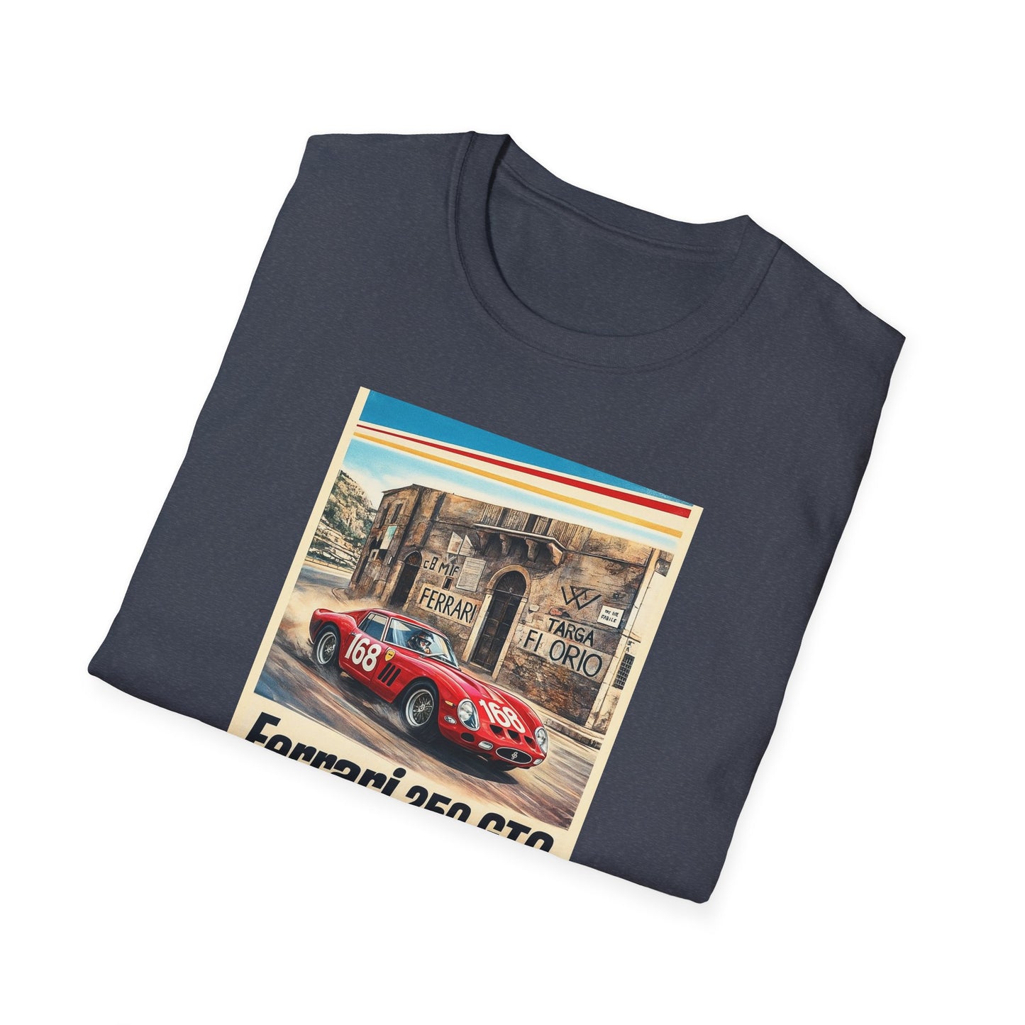Ferrari 250 GTO Targa Florio 1962 Vintage Poster Tee